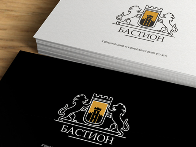 Логотип юридической компании "Бастион"