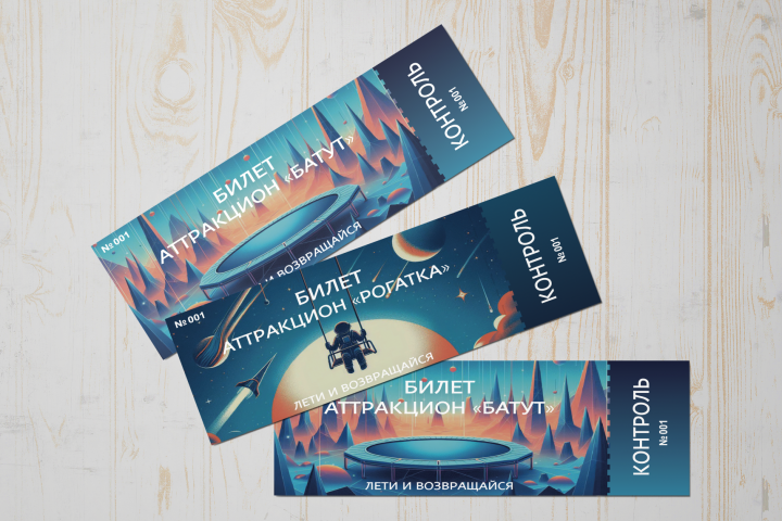 Билет на аттракцион
