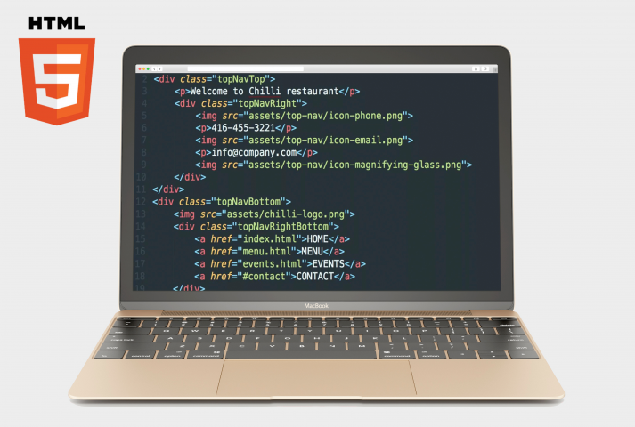 Верстка страницы HTML
