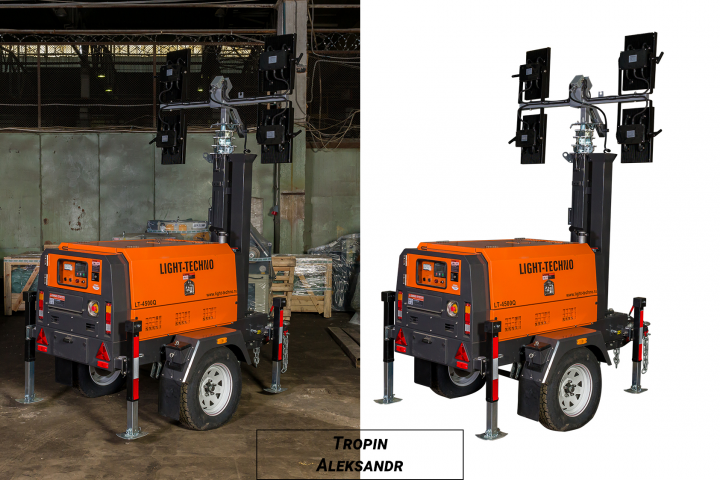 Удаление фона (спец. техника)