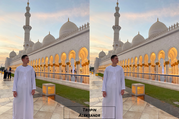 Удаление лишних людей на фотографии