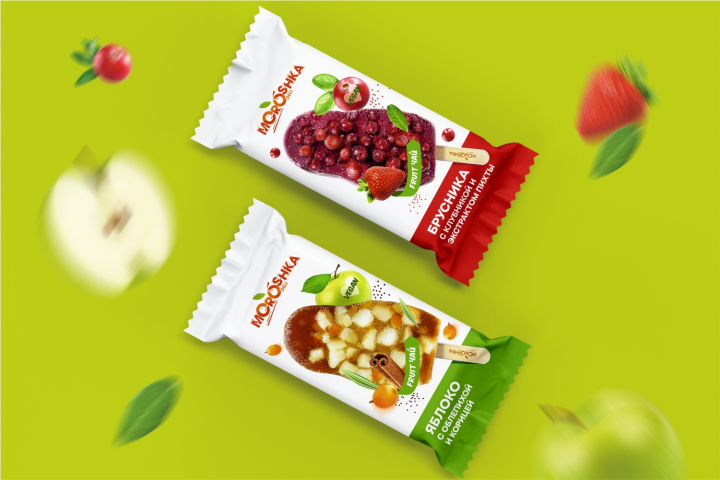 Разработка упаковки для мороженого " Moroshka"