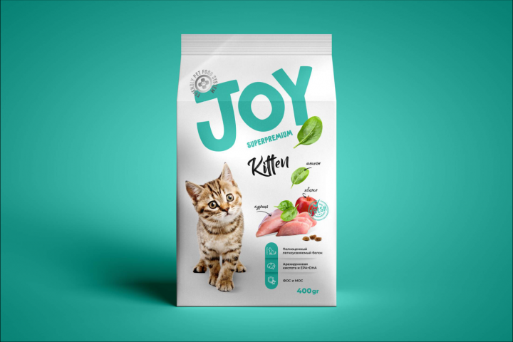 Разработка линейки кормов для животных "JOY"