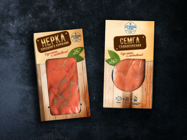 Разработка упаковки "Вкусная Рыба"