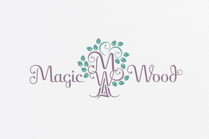 Magic Wood. Название и логотип для детской косметики