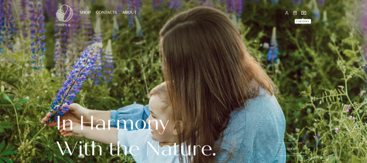 Магазин на Shopify, натуральные товары для красоты