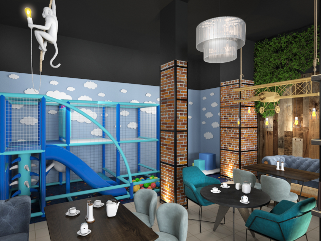 Детская зона в кафе