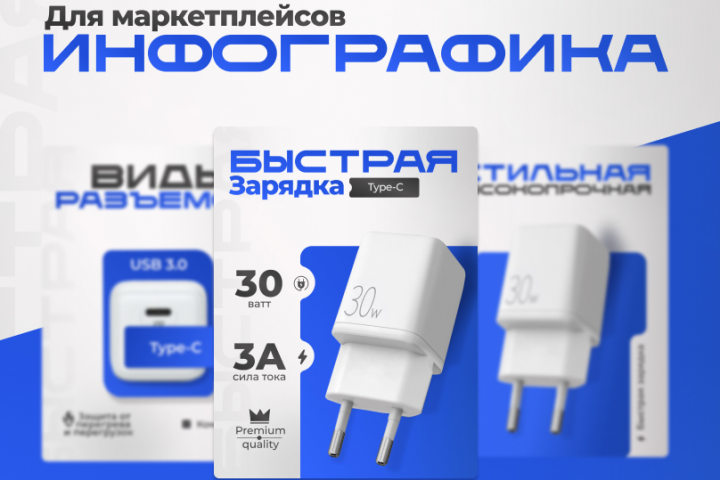 Инфографика. Зарядное устройство