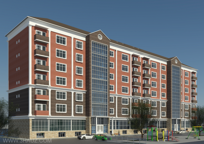 7-этажный жилой многоквартирный дом