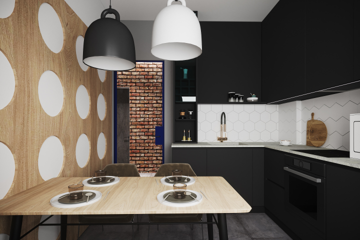 Дизайн-проект квартиры 56м2  для программиста