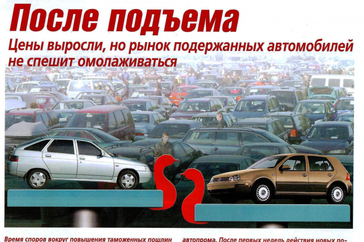После подъёма. "Автомобильные известия"