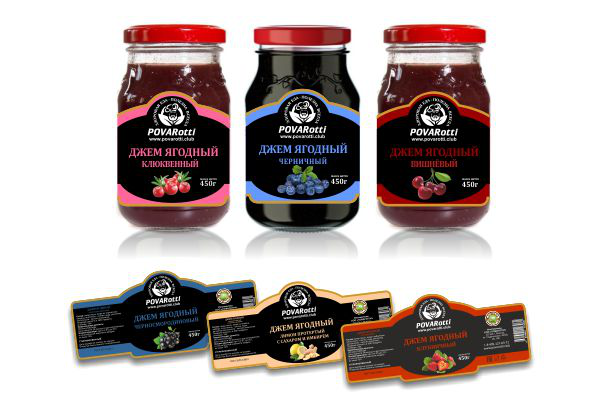 этикетка для джема