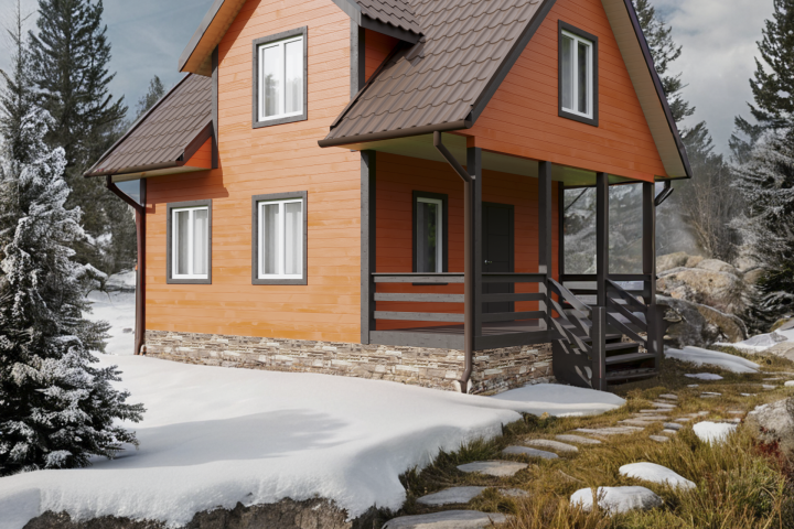 ИЖС визуализация загородного дома