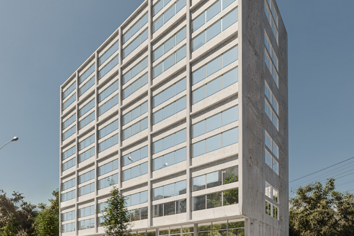 Визуализация офисного здания