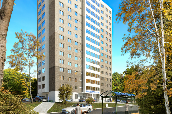 Визуализация многоквартирного дома