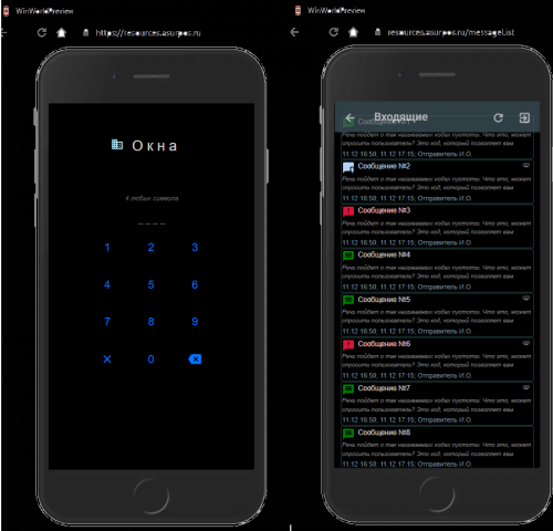 Универсальное веб-приложение