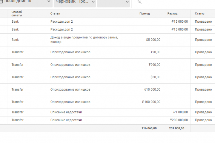 Приложение для финансового сервиса