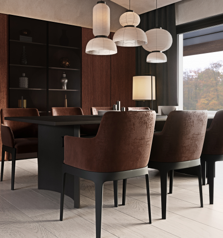 Обеденная зона в частном доме