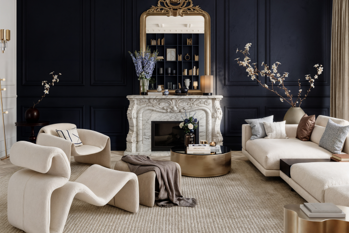 Гостиная в старом фонде