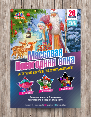 Новогодняя афиша А1