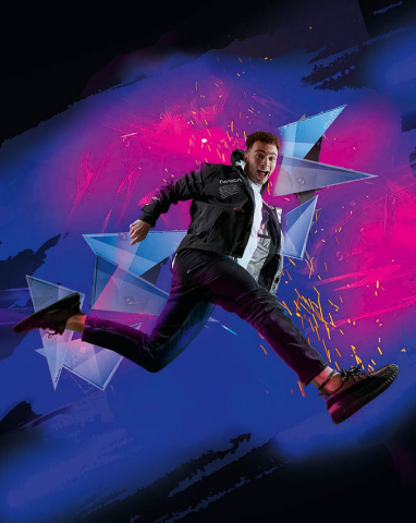 Обработка фото в неоновом стиле