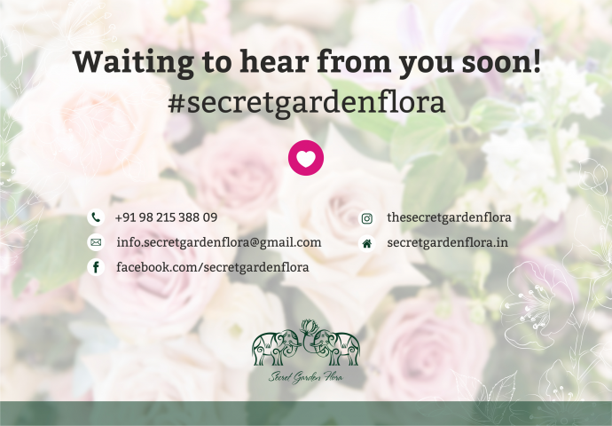 Каталог букетов "Secret garden", Индия