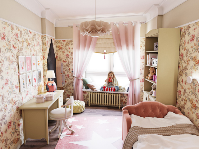 Детская в неоклассическом стиле