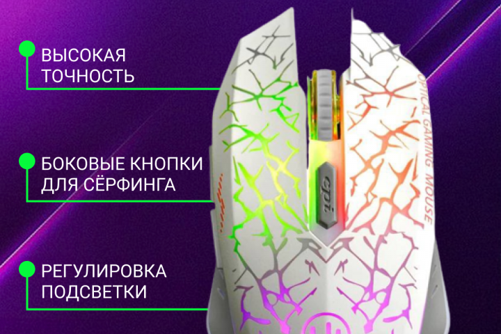 Инфографика "игровая мышь"