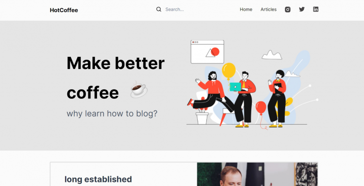 Блог любителей кофе