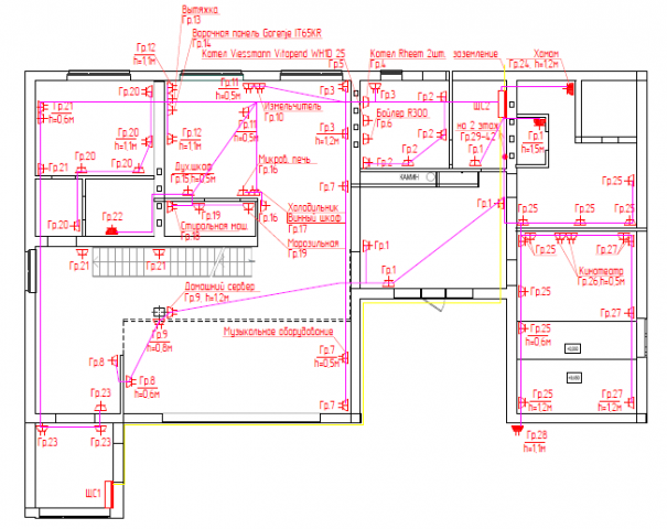 Жилой дом НП "Сиеста" (раздел ЭОМ)