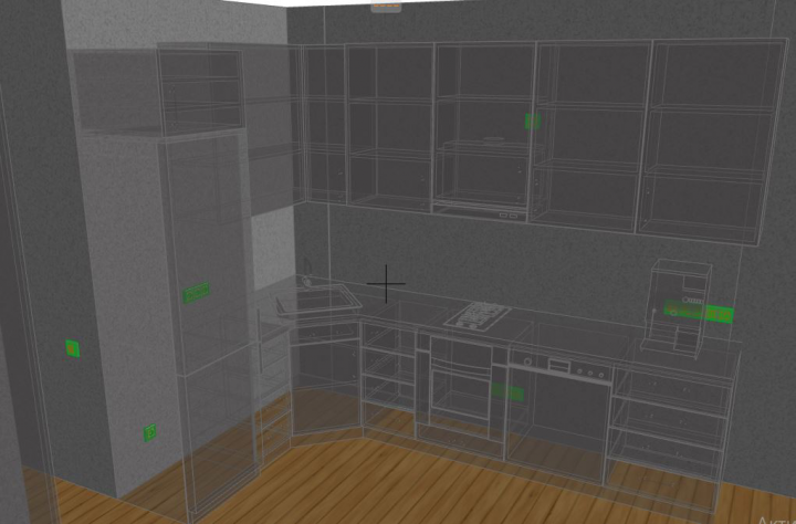 Визуальное представление плана электрики, скетч