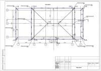 Рабочий проект. План кровли