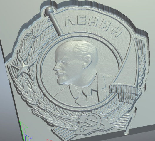 3d модель ордена Ленина