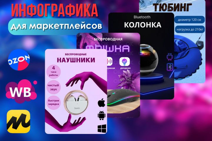 инфографика для маркетплейсов