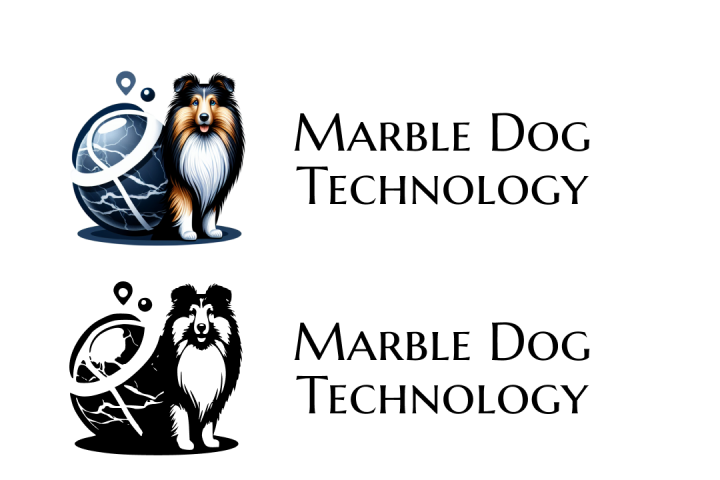 Логотип для компании "Marble dog technologi"