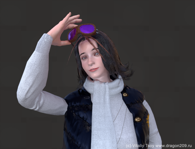 Kina low poly