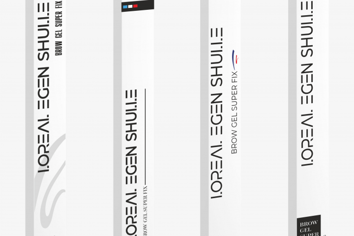 Упаковка гелей для бровей