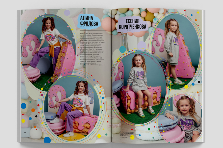 Верстка Fashion издания. Россия