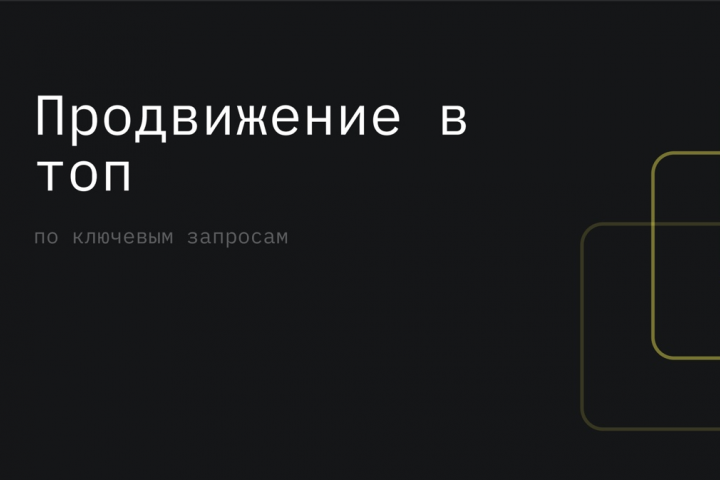 Продвижение в топ по ключевым запросам / одежда