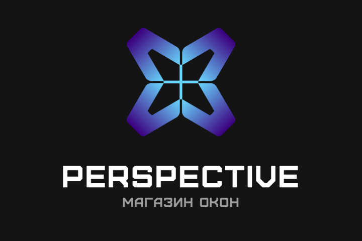 Логотип для магазина окон "Perspective"