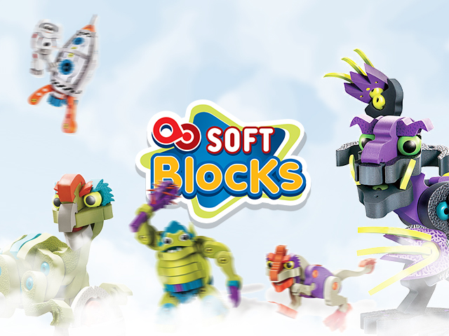 Landing Page для модели игрушек SoftBlocks