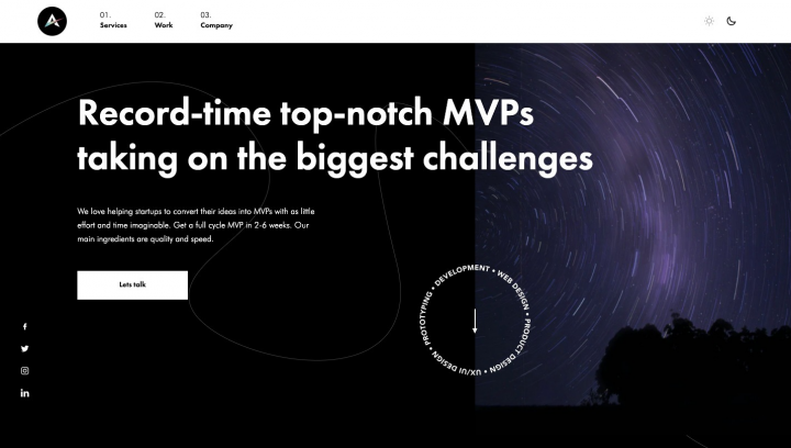 Сайт на WEBFLOW • Apexlab