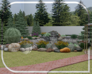 Декорирование водоема 1