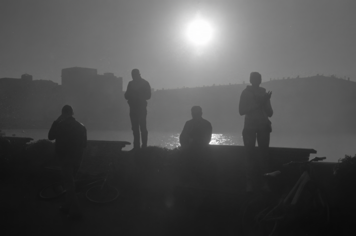 Вечерние велосипедисты