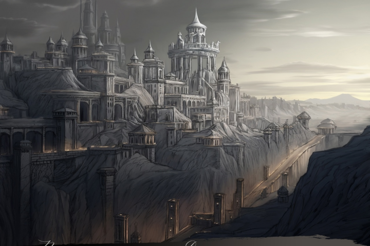 Рисунок города