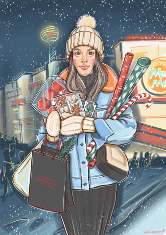 Рекламная  иллюстрация