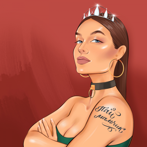 Иллюстрация для музыкальной обложки в iTunes