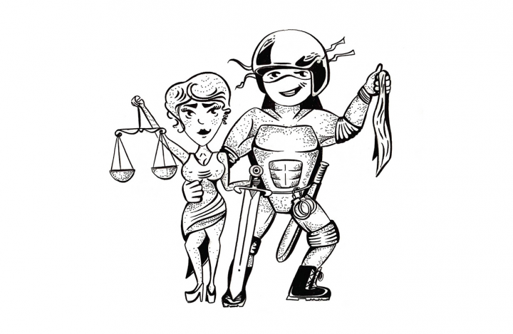 Иллюстрация в стиле карикатуры