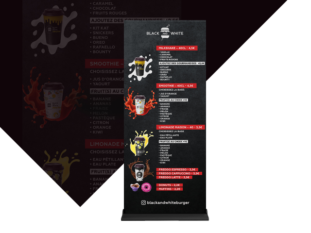 roll-up для бургерной