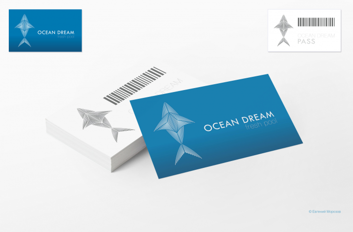 Дизайн логотипа и визитки «Ocean Dream».
